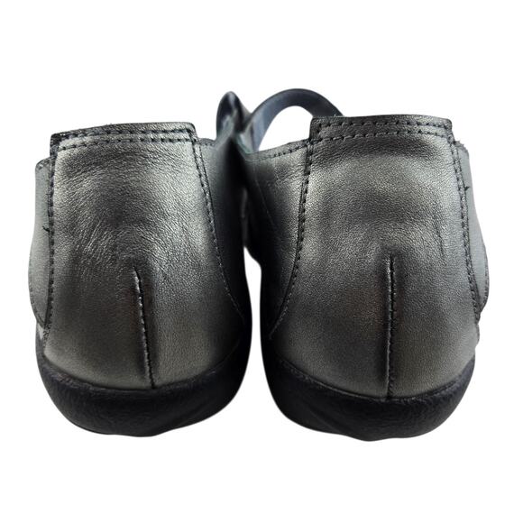 Naot Papaki Sandals Women 7 7.5 38 Gray Metallic Pewter Adjustable Strap Comfort - Picture 8 of 13